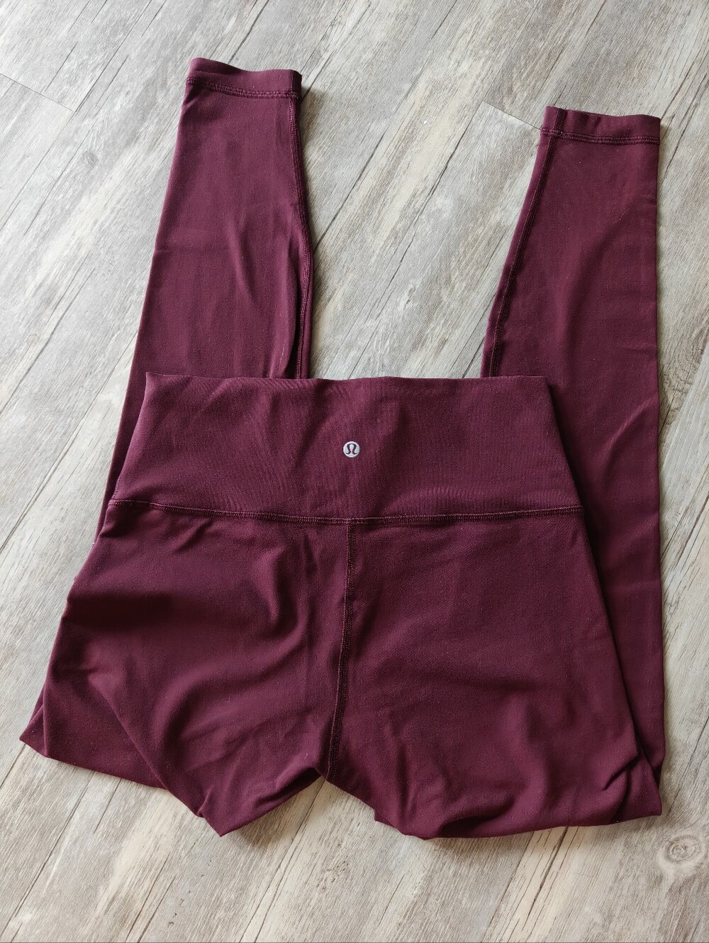 Lululemon Wunder Under High-Rise Tight 28" *Full-On Luon Garnet Burgandy Size 8